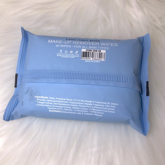 🔴 4/$15 NEW Collagen Rejuvenating Makeup Remover Wipes 30 count pack - Picture 5 of 5